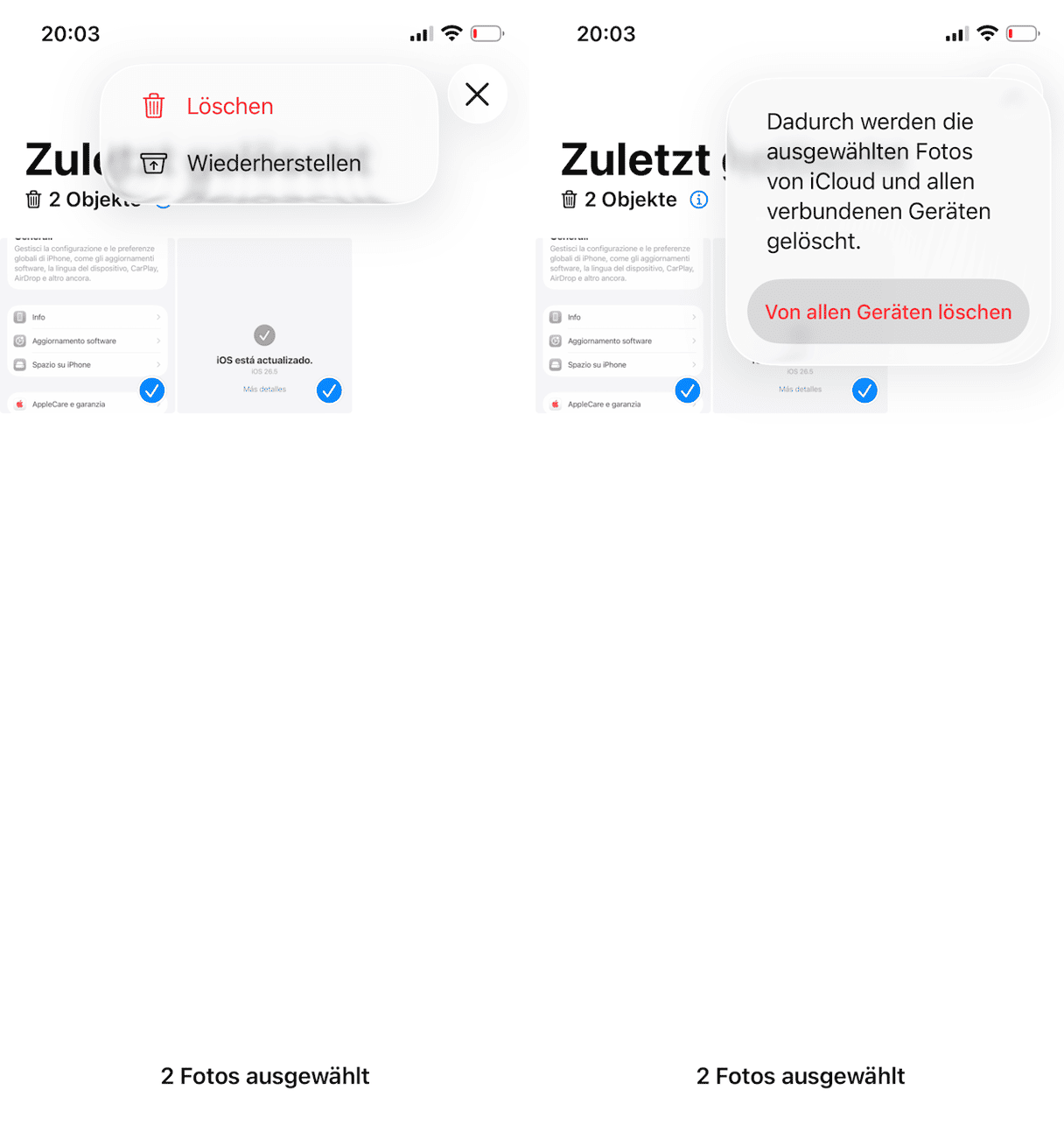 &bdquo;Bearbeiten&ldquo; > &bdquo;Zuletzt gel&ouml;scht&ldquo; > &bdquo;Alle l&ouml;schen&ldquo; > &bdquo;[x] Nachrichten l&ouml;schen&ldquo;