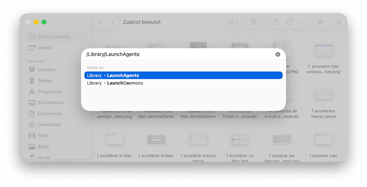 L&ouml;schen Sie Dateien, die mit der Bing-Weiterleitung in Verbindung stehen