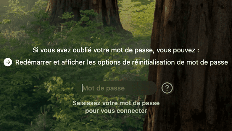 R&eacute;initialisez votre mot de passe