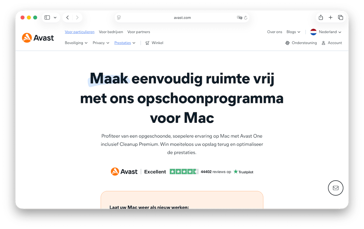 Avast Cleanup Premium