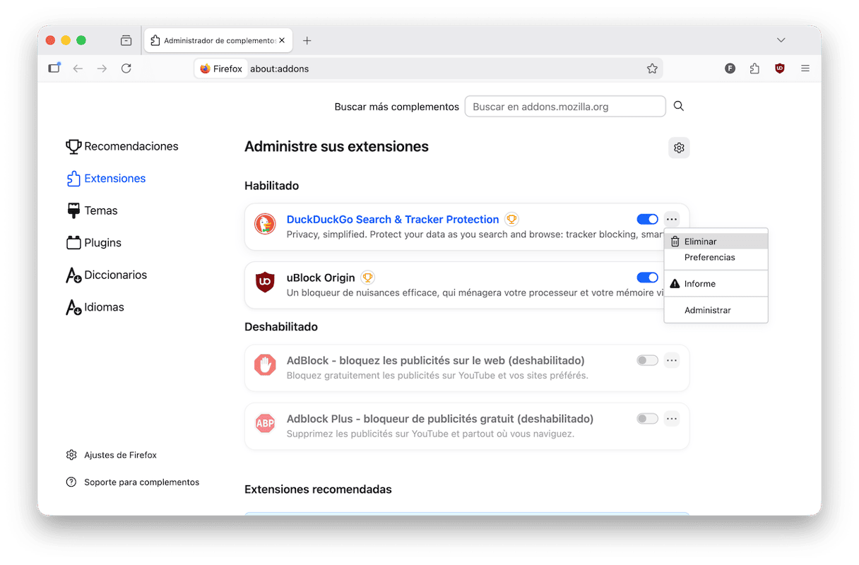 Abre Firefox y haz clic en tres l&iacute;neas horizontales en la esquina superior derecha