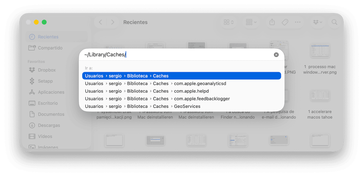 Borra los archivos cach&eacute;