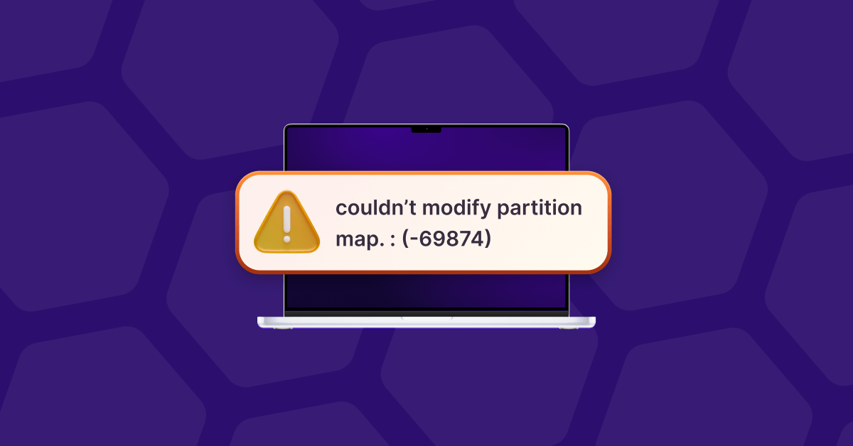 ＊専用ページ＊ How to fix 'couldn't modify partition map. : (-69874)'